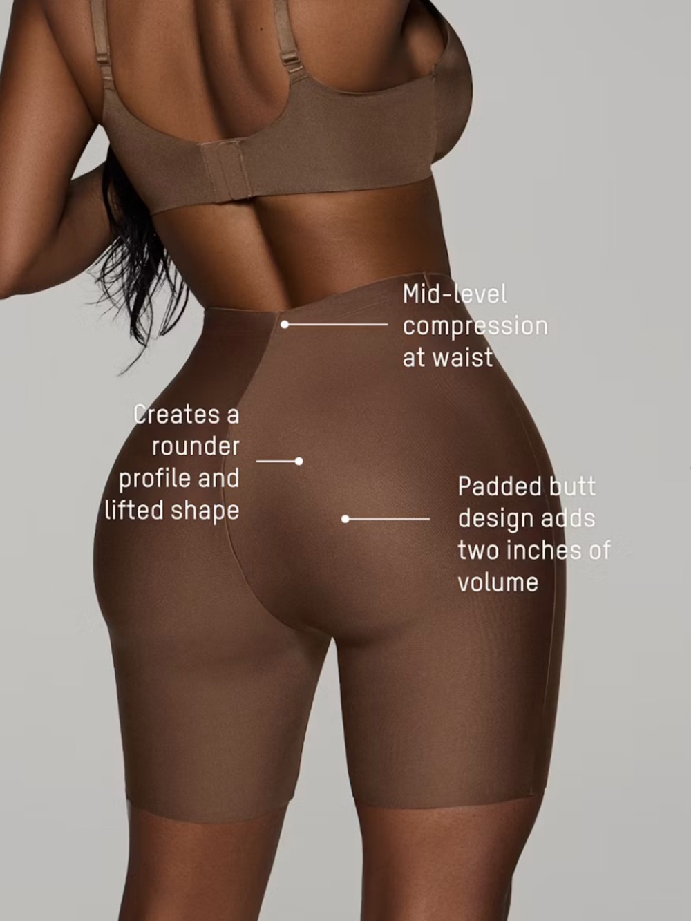 SKIMS Body Butt and Hip Enhancing Mid Thigh Short - Picture 4 of 4